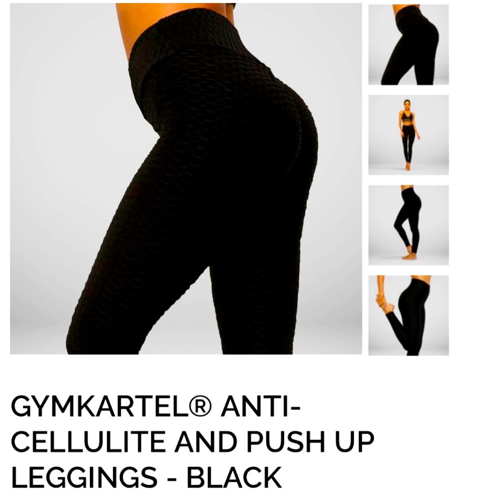 NWT GYMKARTEL Anti-Cellulite Push Up Leggings